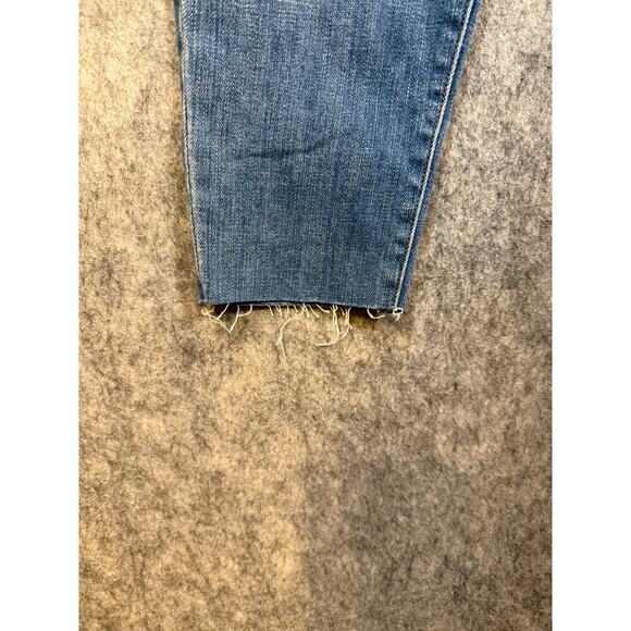 L'AGENCE El Matador High Rise Raw Hem Slim Fit Size 30 Stretch Blue Jeans EUC - Picture 3 of 9